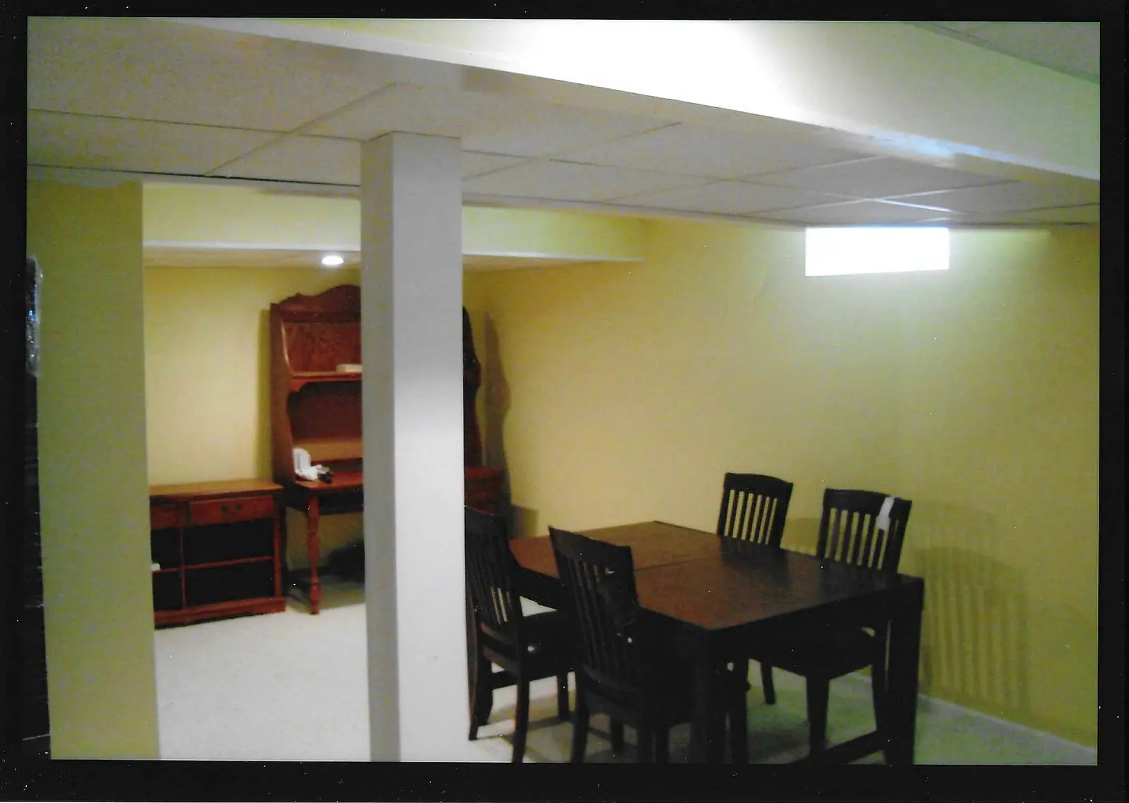 Finished basement room by King Home Improvement