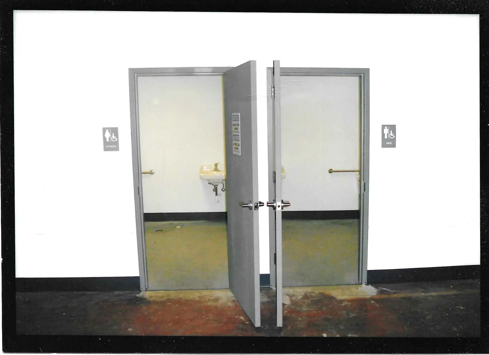 Installed commercial doors from a King Home Improvement project